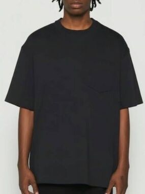 NWOT Amongst Others NYC Studio Minimalist Heavyweight Crewneck Tee Navy